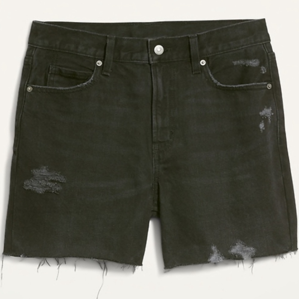 Old Navy Women's High Waist Black Shorts
